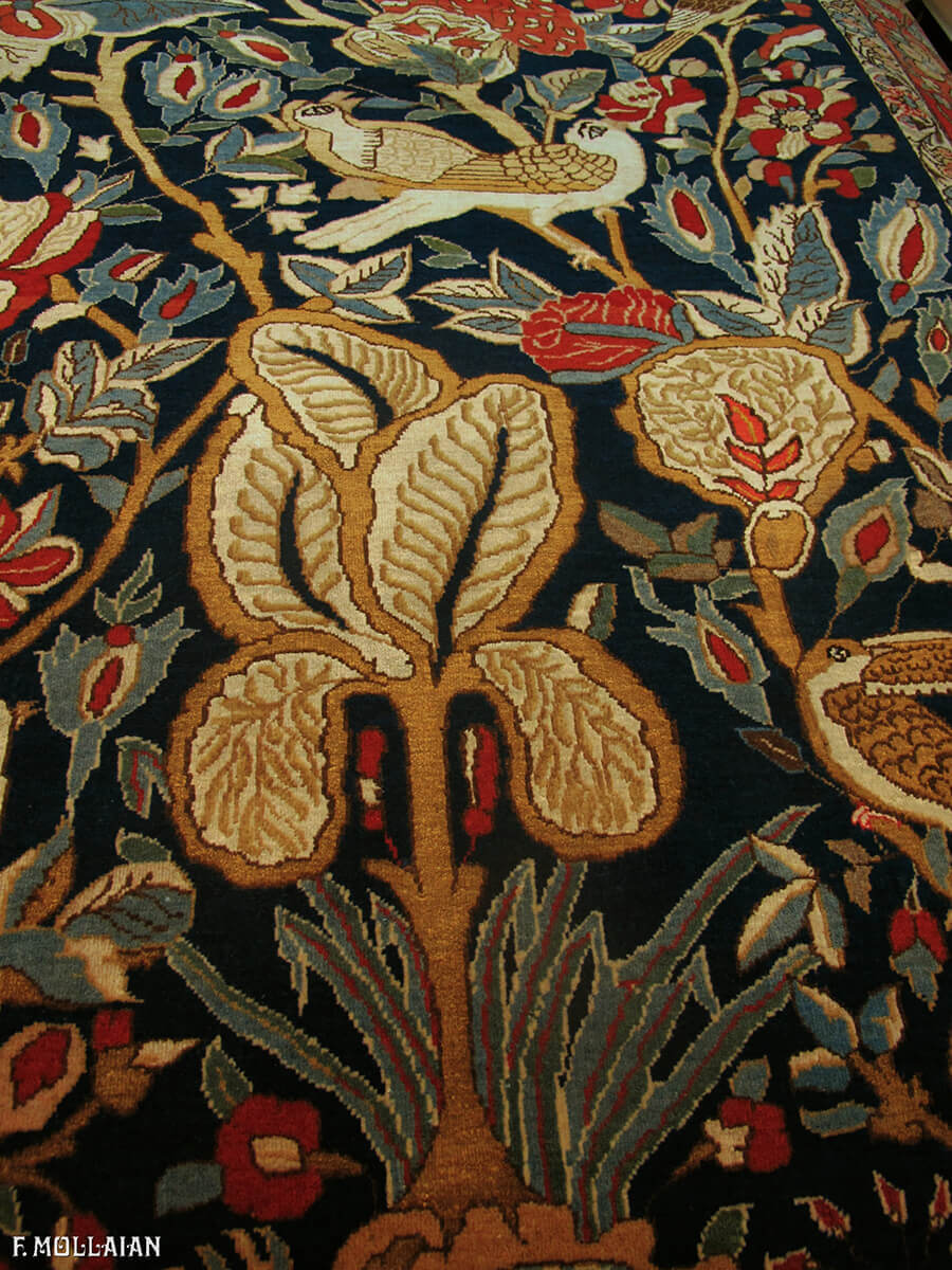 Teppich Persischer Antiker Qum Wolle/Seide „SHAKERI“ n°:48698472